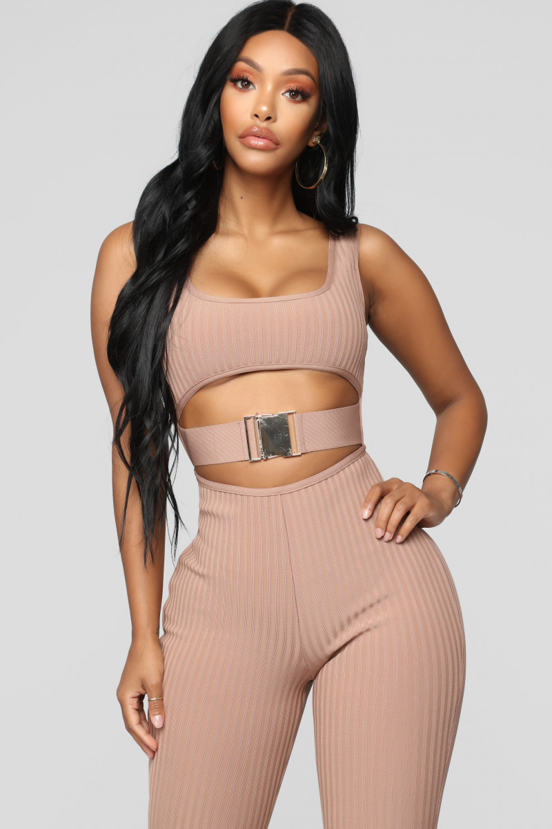 Yodit Yemane featured in  the Fashion Nova catalogue for Winter 2018