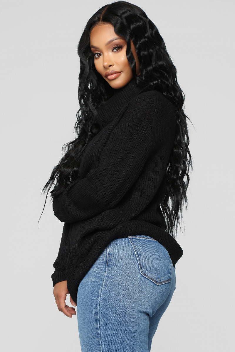 Yodit Yemane featured in  the Fashion Nova catalogue for Winter 2018