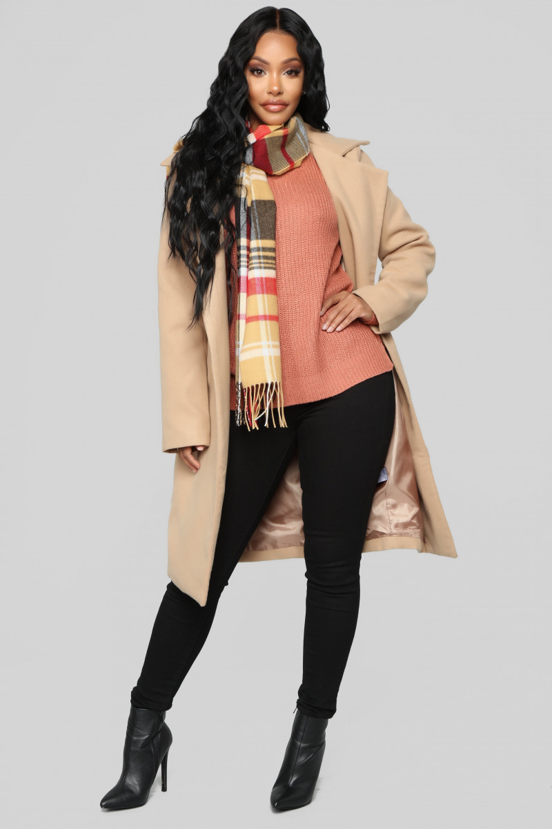 Yodit Yemane featured in  the Fashion Nova catalogue for Winter 2018