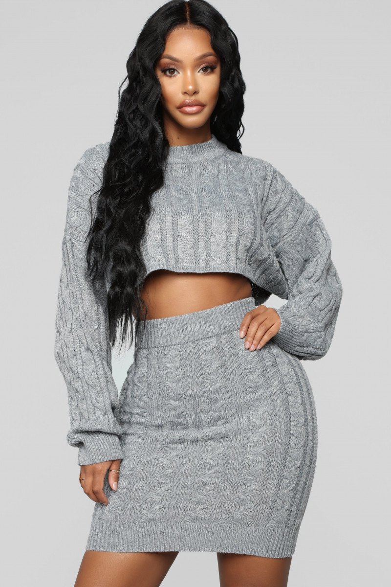 Yodit Yemane featured in  the Fashion Nova catalogue for Winter 2018
