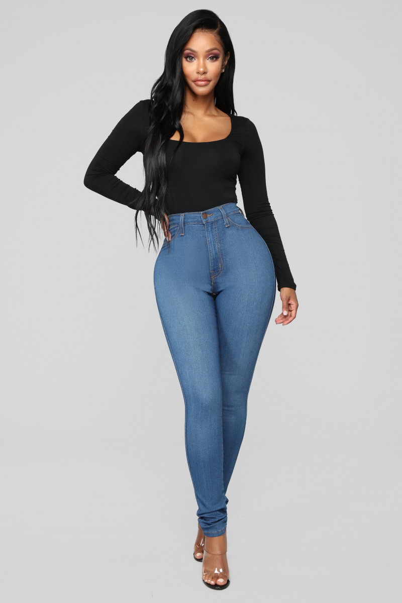 Yodit Yemane featured in  the Fashion Nova catalogue for Winter 2018