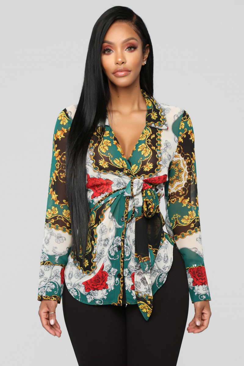 Yodit Yemane featured in  the Fashion Nova catalogue for Winter 2018