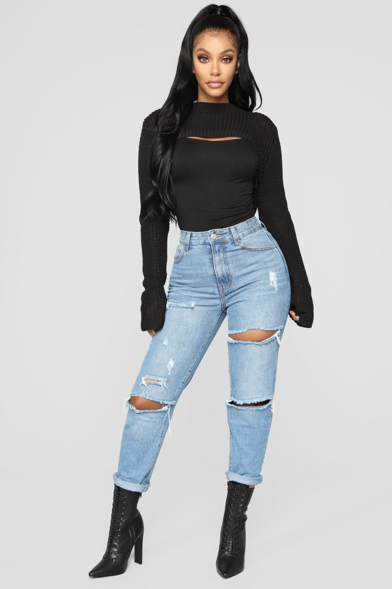 Yodit Yemane featured in  the Fashion Nova catalogue for Winter 2018