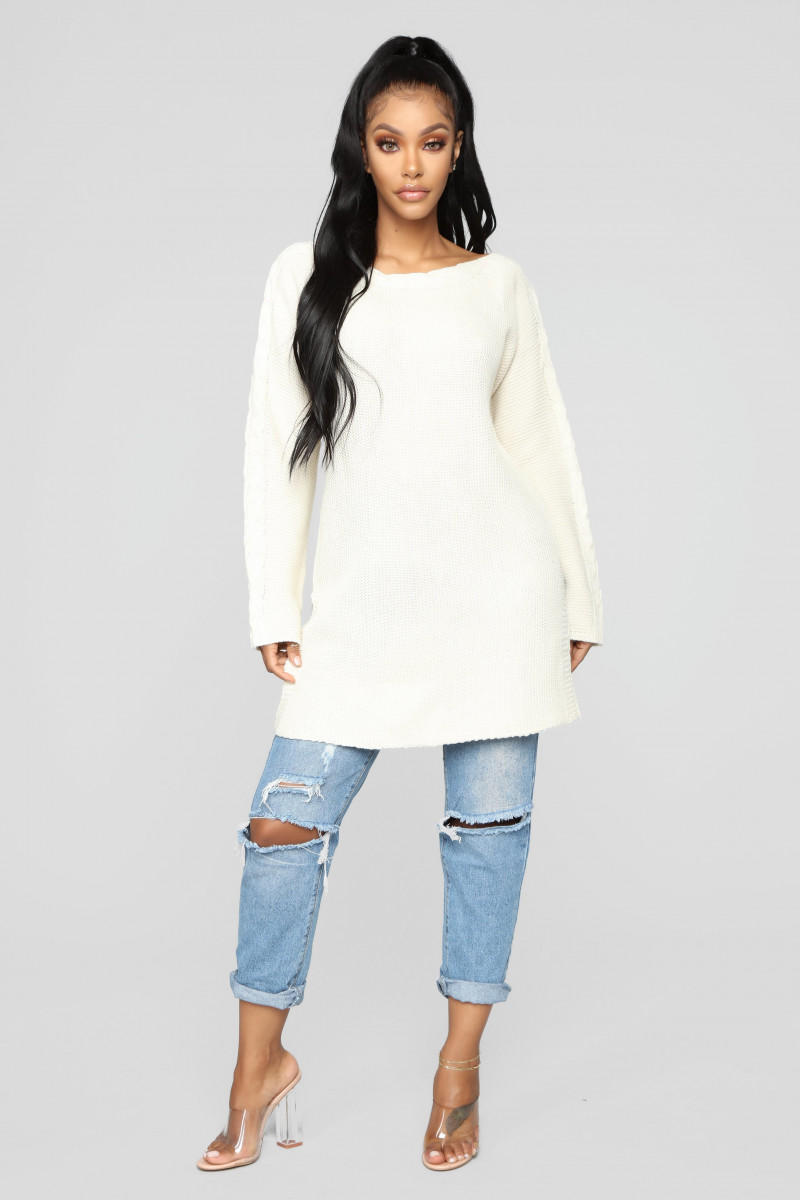 Yodit Yemane featured in  the Fashion Nova catalogue for Winter 2018