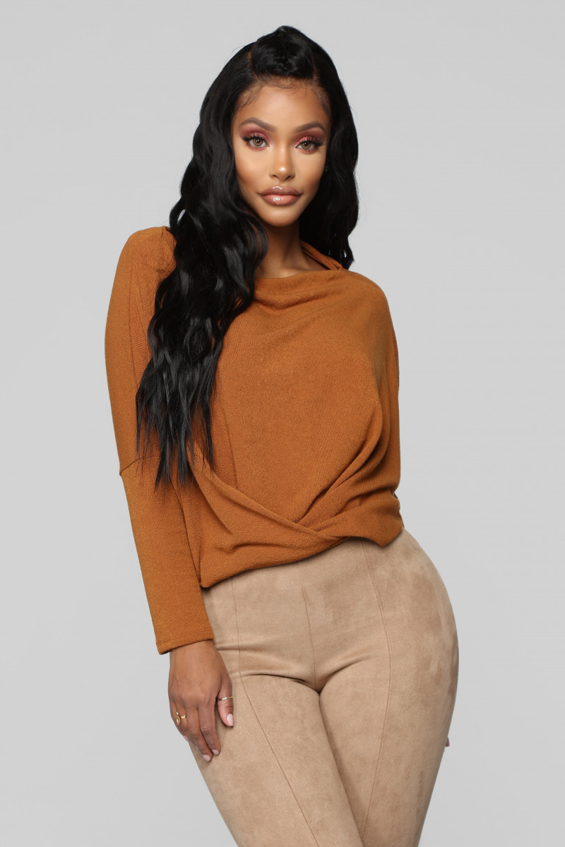 Yodit Yemane featured in  the Fashion Nova catalogue for Winter 2018