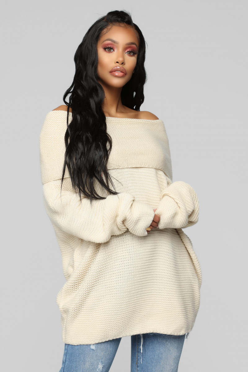 Yodit Yemane featured in  the Fashion Nova catalogue for Winter 2018