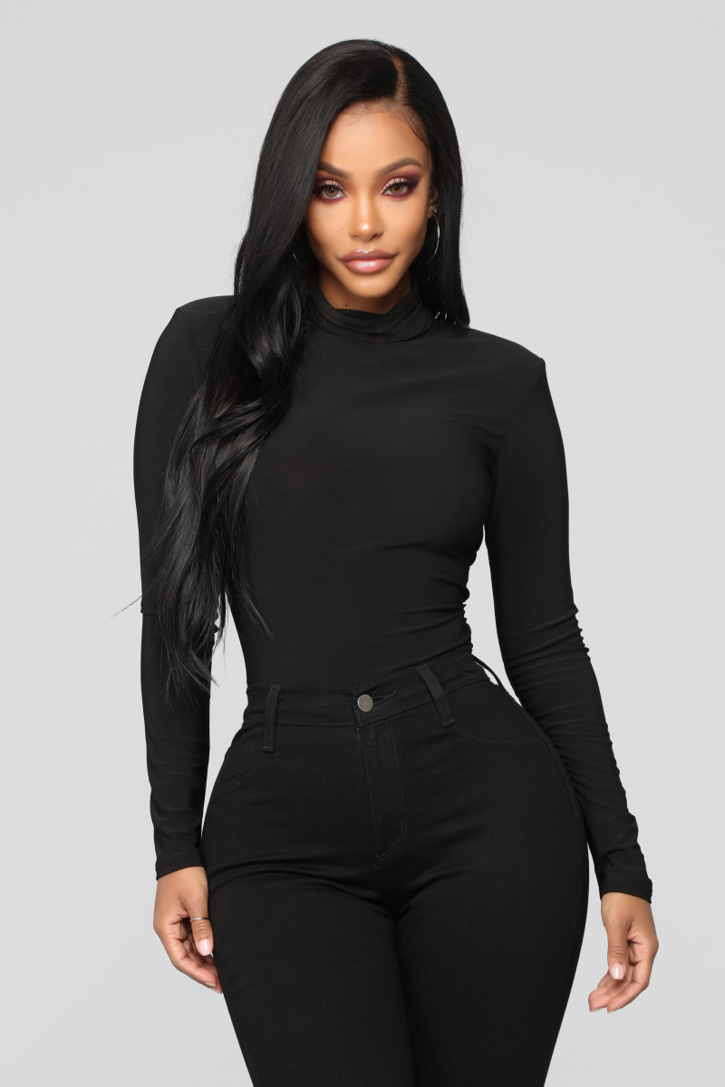 Yodit Yemane featured in  the Fashion Nova catalogue for Winter 2018