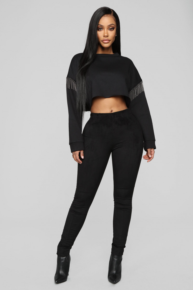 Yodit Yemane featured in  the Fashion Nova catalogue for Winter 2018