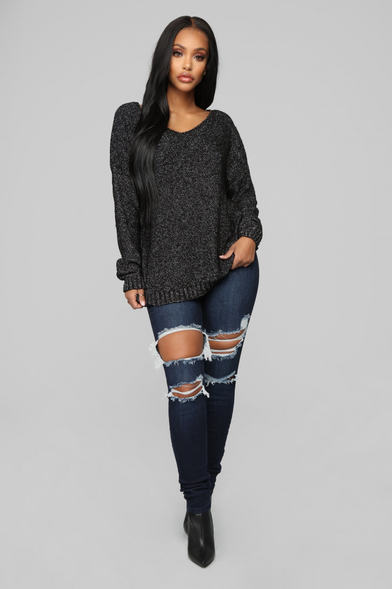 Yodit Yemane featured in  the Fashion Nova catalogue for Winter 2018