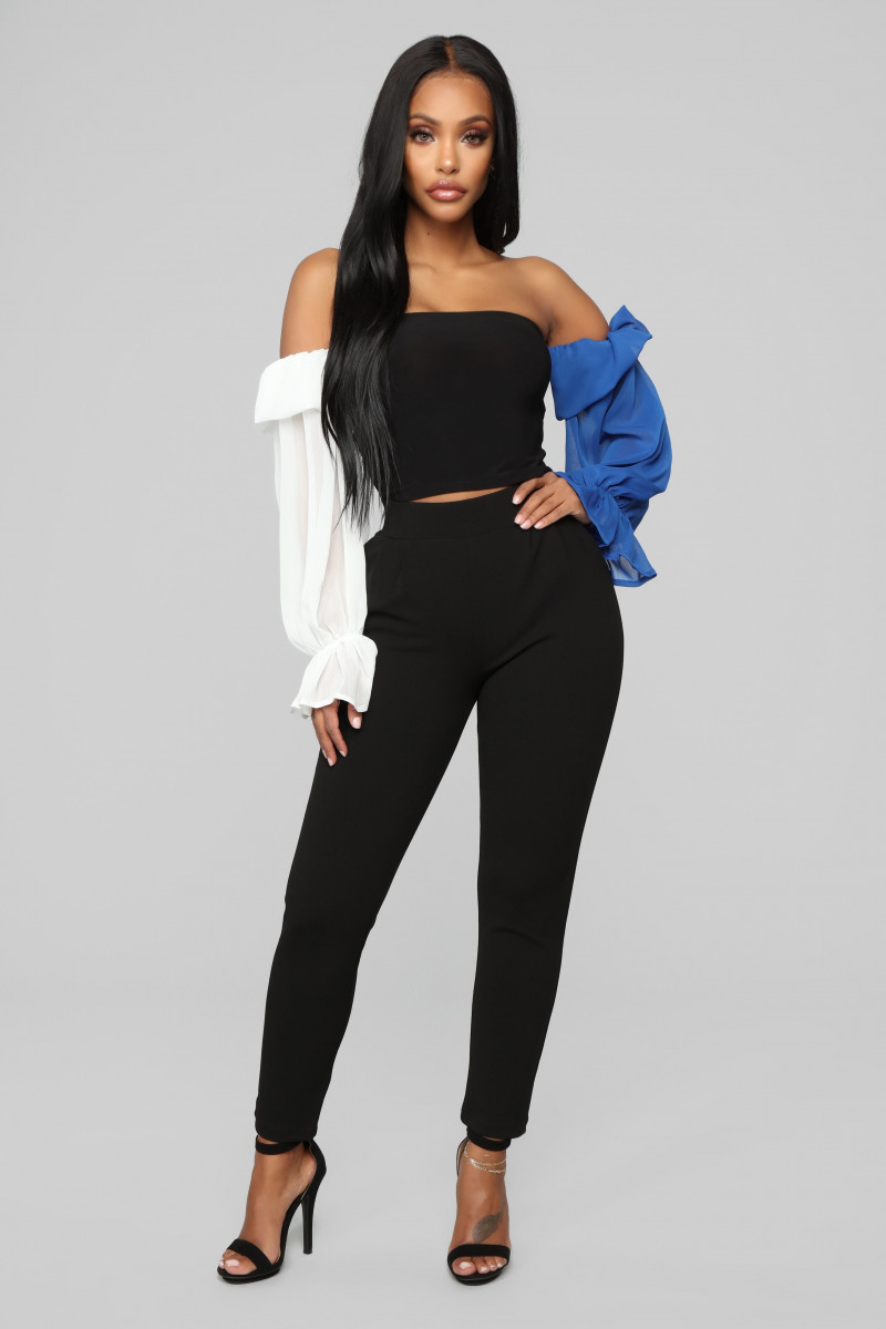 Yodit Yemane featured in  the Fashion Nova catalogue for Winter 2018