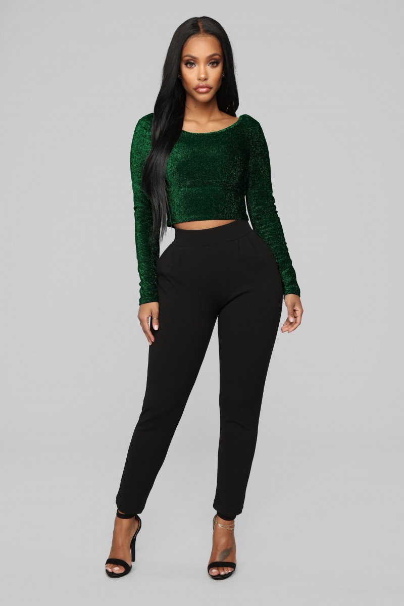 Yodit Yemane featured in  the Fashion Nova catalogue for Winter 2018