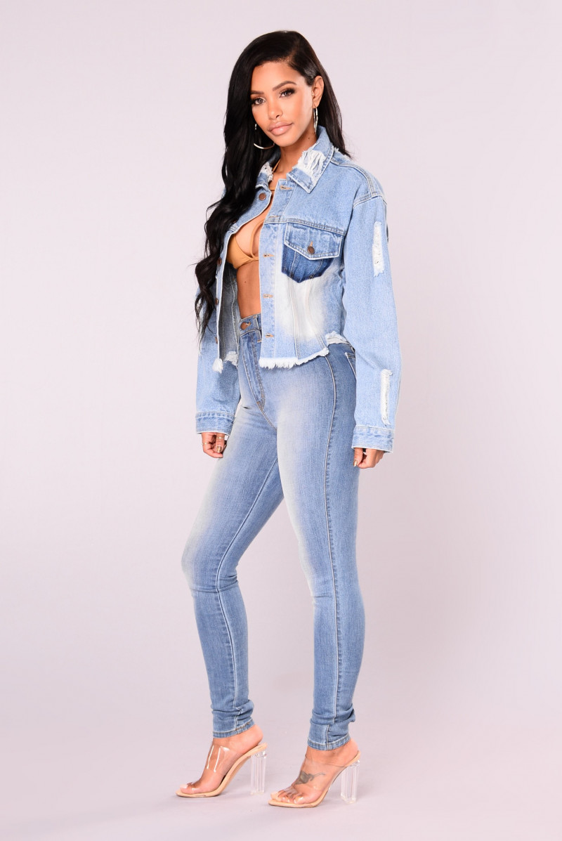 Yodit Yemane featured in  the Fashion Nova catalogue for Winter 2018