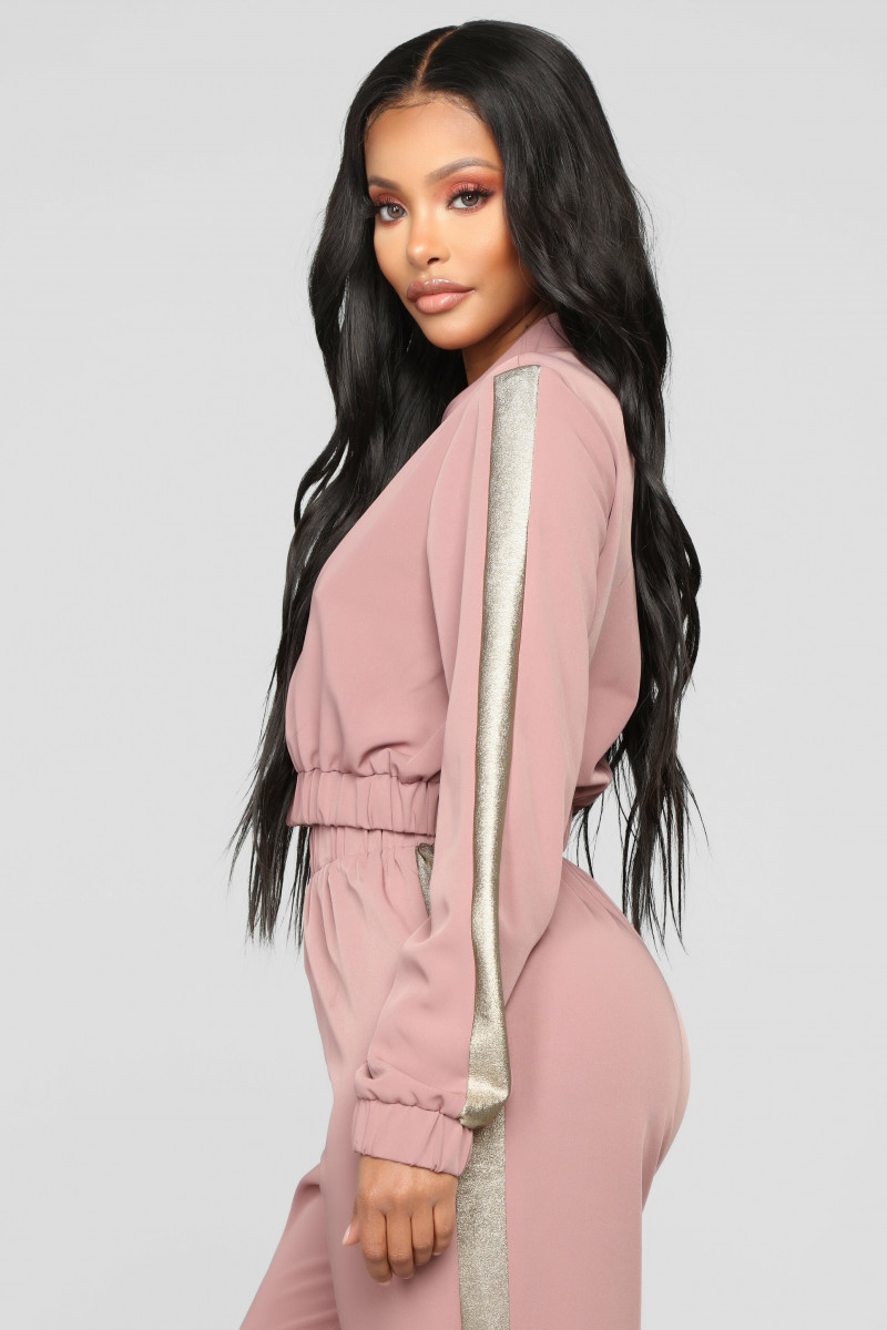 Yodit Yemane featured in  the Fashion Nova catalogue for Holiday 2018