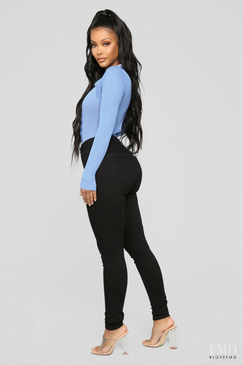 Yodit Yemane featured in  the Fashion Nova catalogue for Spring 2019