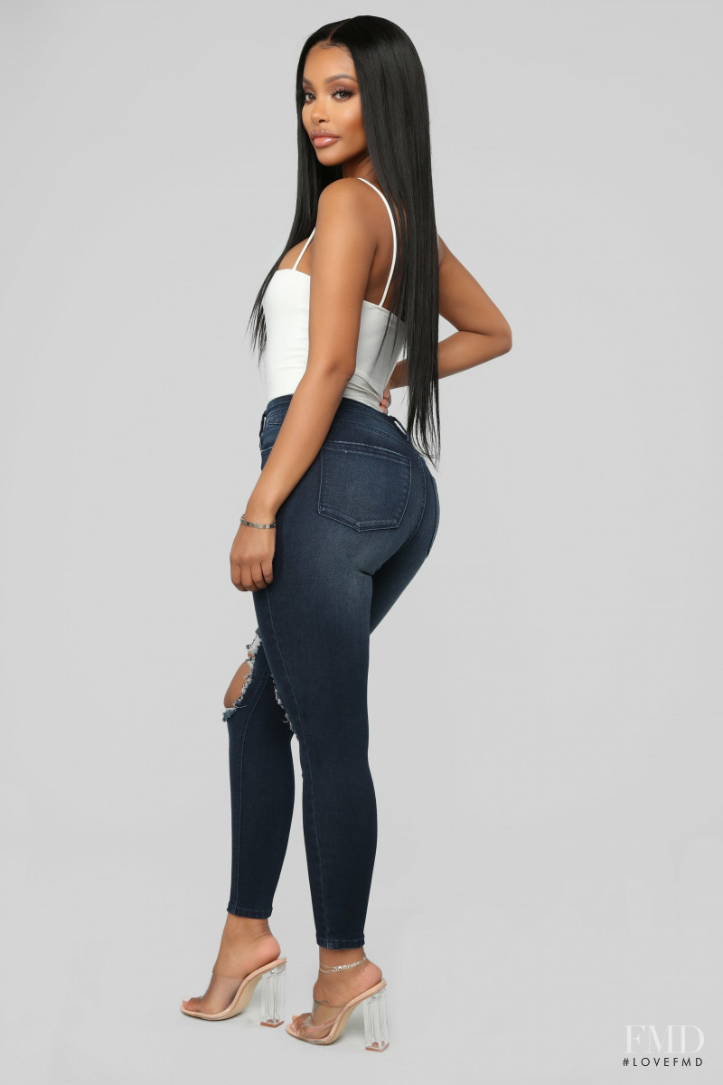 Yodit Yemane featured in  the Fashion Nova catalogue for Spring 2019