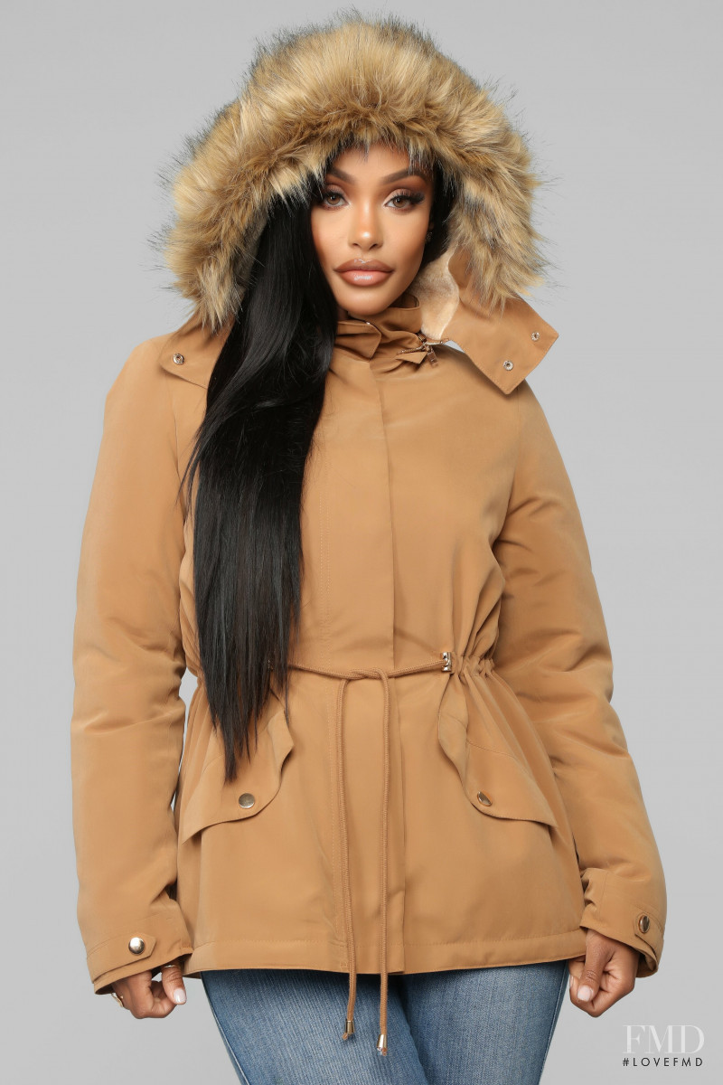 Yodit Yemane featured in  the Fashion Nova catalogue for Spring 2019