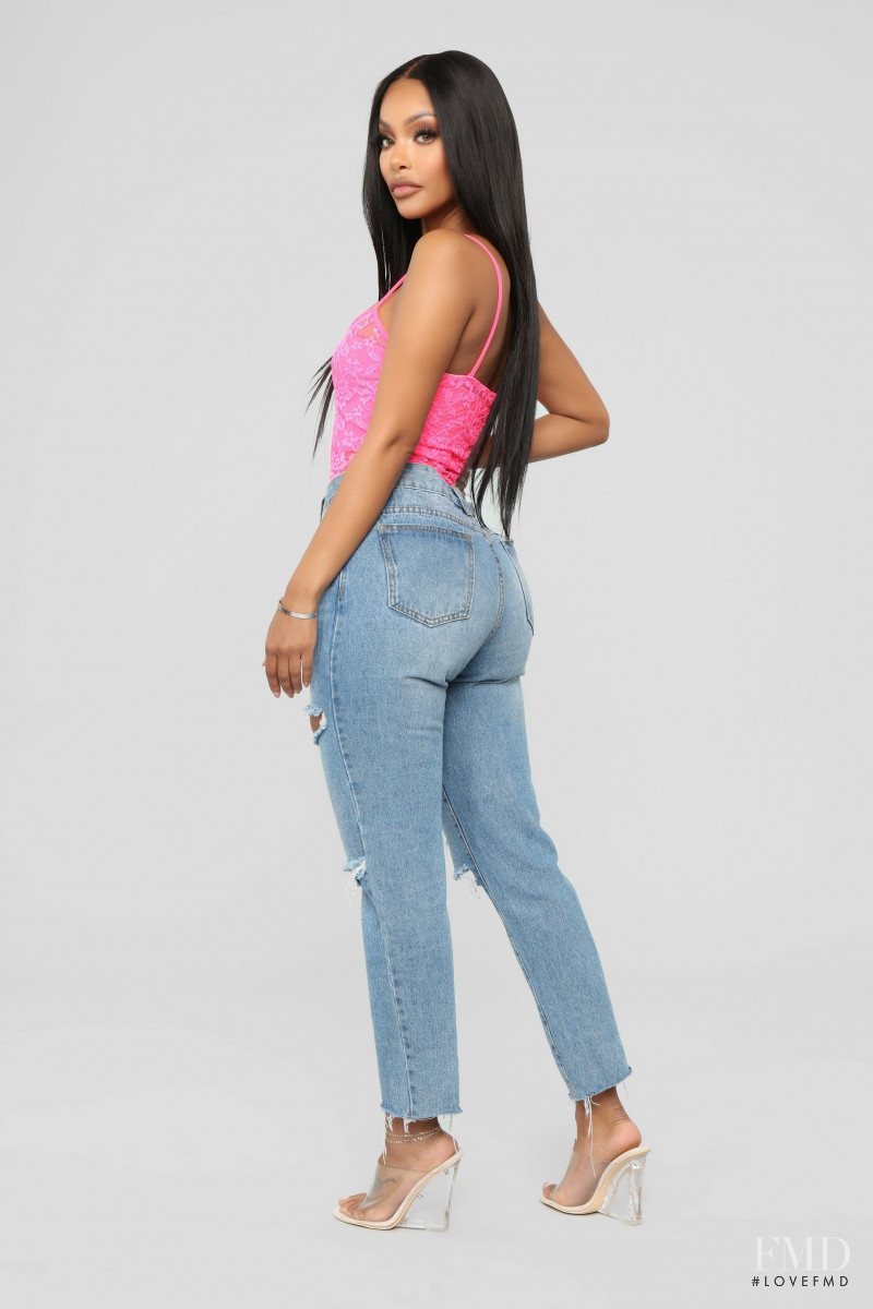 Yodit Yemane featured in  the Fashion Nova catalogue for Spring 2019