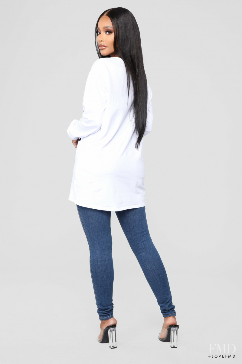 Yodit Yemane featured in  the Fashion Nova catalogue for Spring 2019