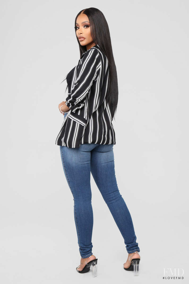 Yodit Yemane featured in  the Fashion Nova catalogue for Spring 2019