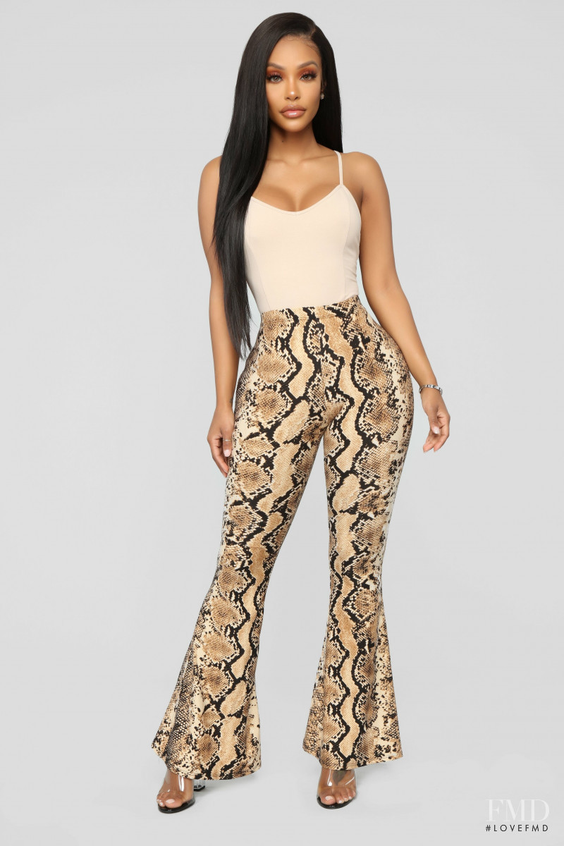Yodit Yemane featured in  the Fashion Nova catalogue for Spring 2019