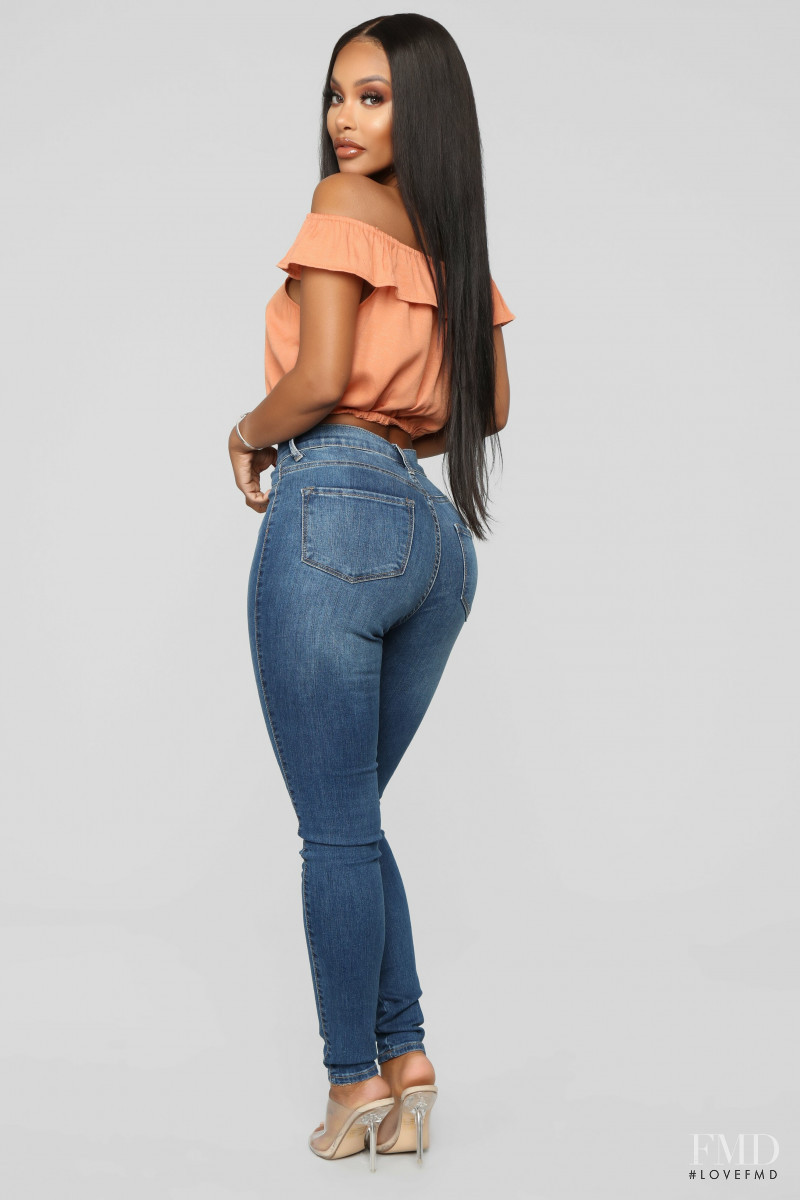 Yodit Yemane featured in  the Fashion Nova catalogue for Spring 2019