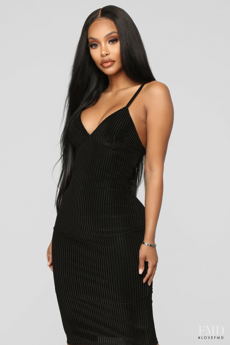 Yodit Yemane featured in  the Fashion Nova catalogue for Spring 2019