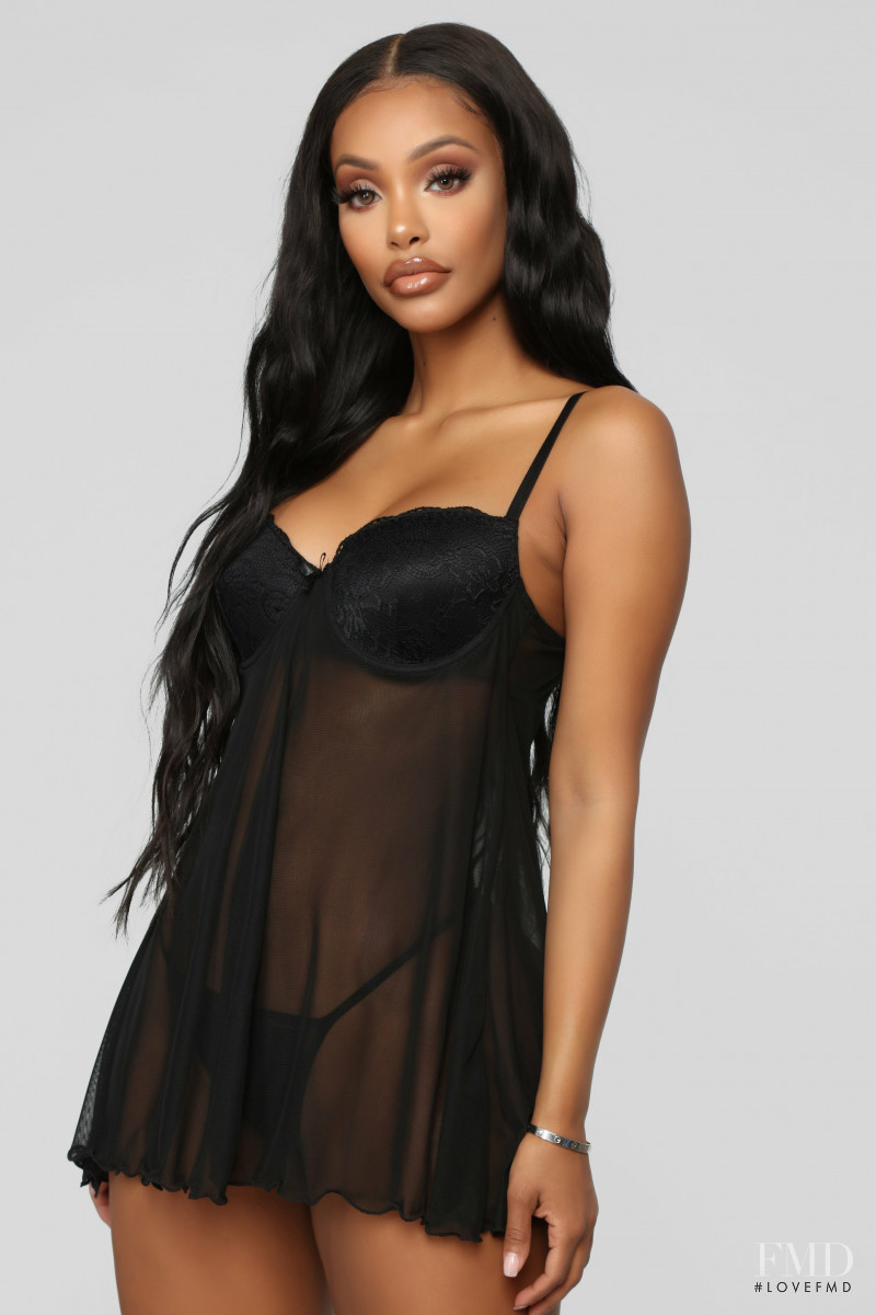 Yodit Yemane featured in  the Fashion Nova catalogue for Spring 2019