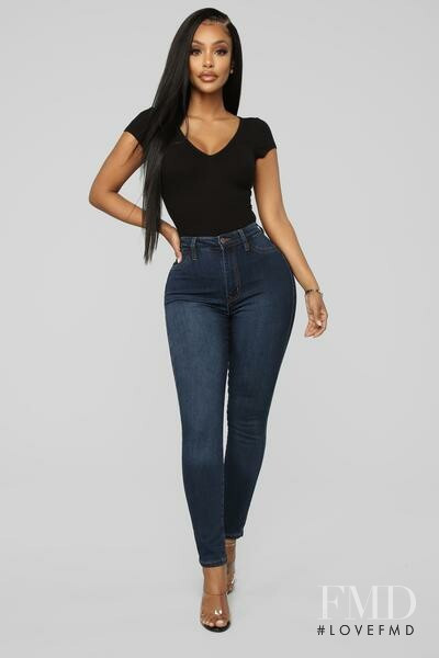 Yodit Yemane featured in  the Fashion Nova catalogue for Spring 2019