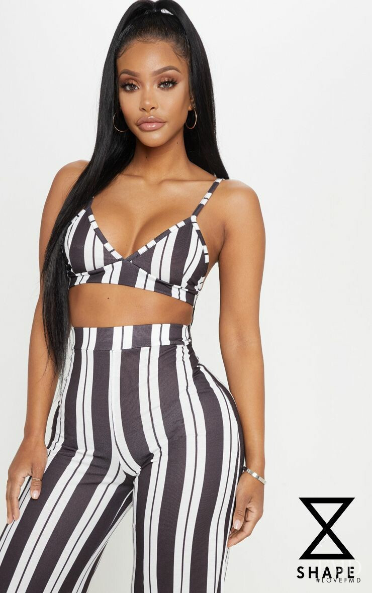 Yodit Yemane featured in  the PrettyLittleThing catalogue for Spring 2019