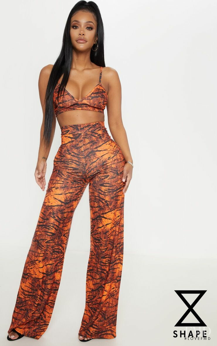 Yodit Yemane featured in  the PrettyLittleThing catalogue for Spring 2019