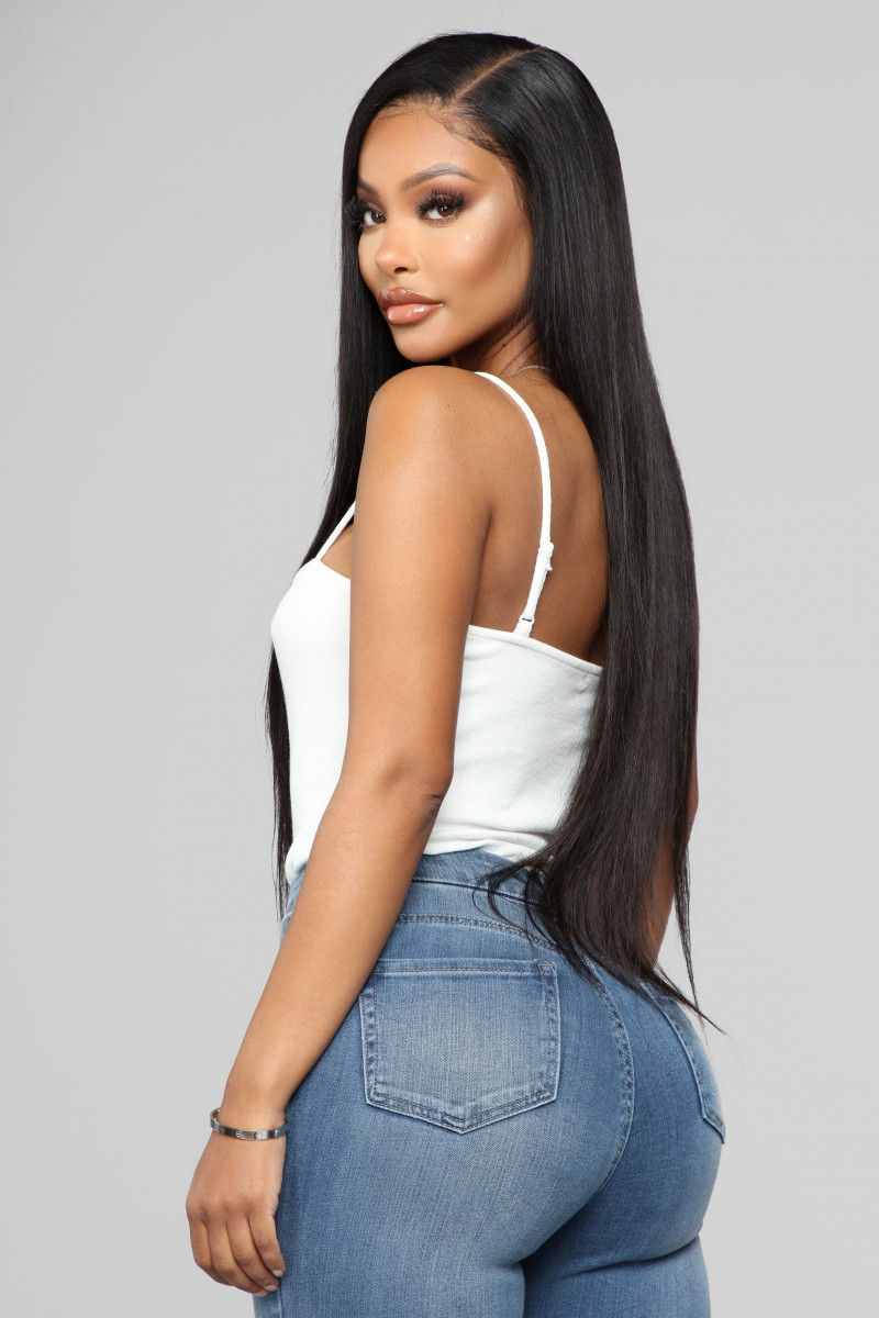 Yodit Yemane featured in  the Fashion Nova catalogue for Summer 2019