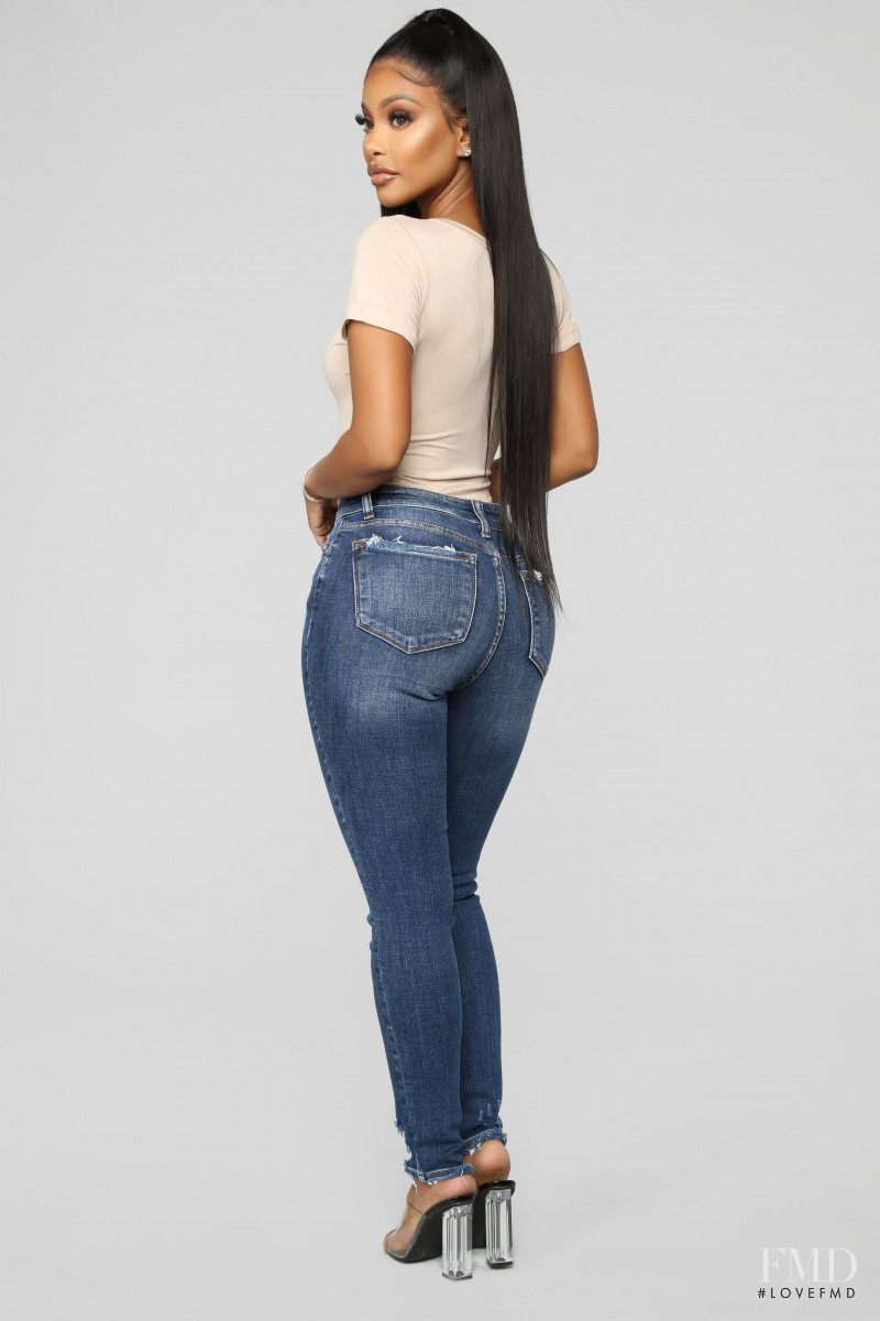 Yodit Yemane featured in  the Fashion Nova catalogue for Summer 2019