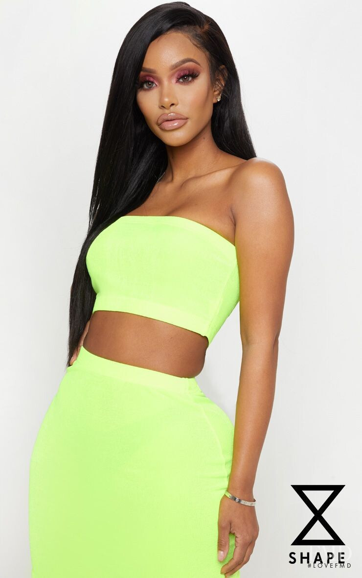 Yodit Yemane featured in  the PrettyLittleThing catalogue for Summer 2019