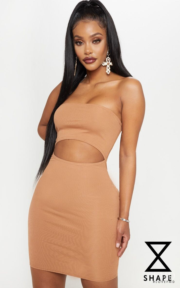 Yodit Yemane featured in  the PrettyLittleThing catalogue for Summer 2019