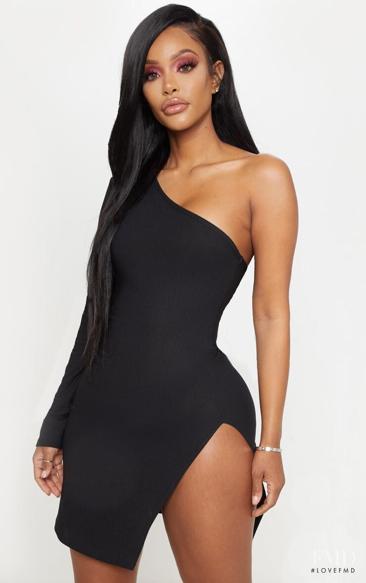 Yodit Yemane featured in  the PrettyLittleThing catalogue for Summer 2019