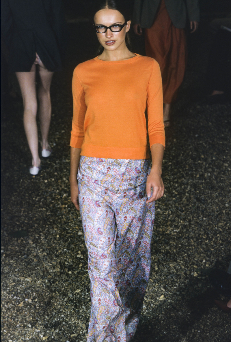 Ljupka Gojic featured in  the Paul Smith fashion show for Spring/Summer 2000