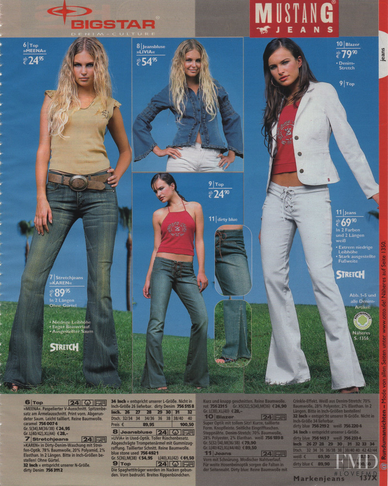 Ljupka Gojic featured in  the Otto catalogue for Spring/Summer 2003