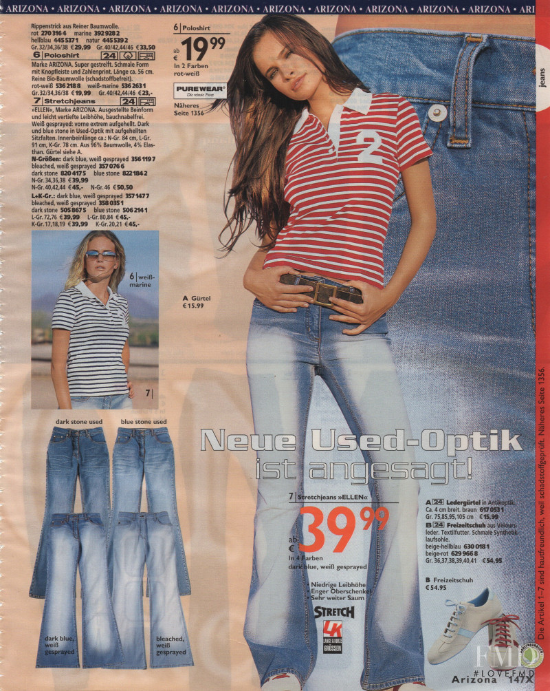 Ljupka Gojic featured in  the Otto catalogue for Spring/Summer 2003