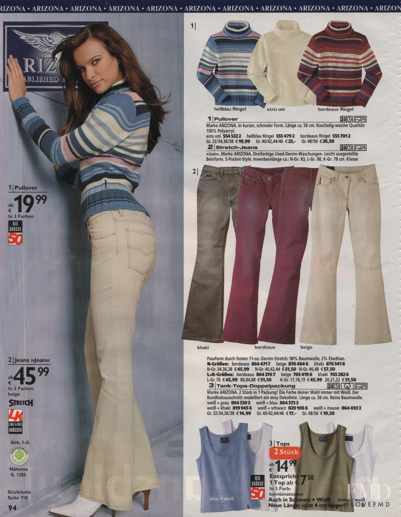 Ljupka Gojic featured in  the Otto catalogue for Autumn/Winter 2004