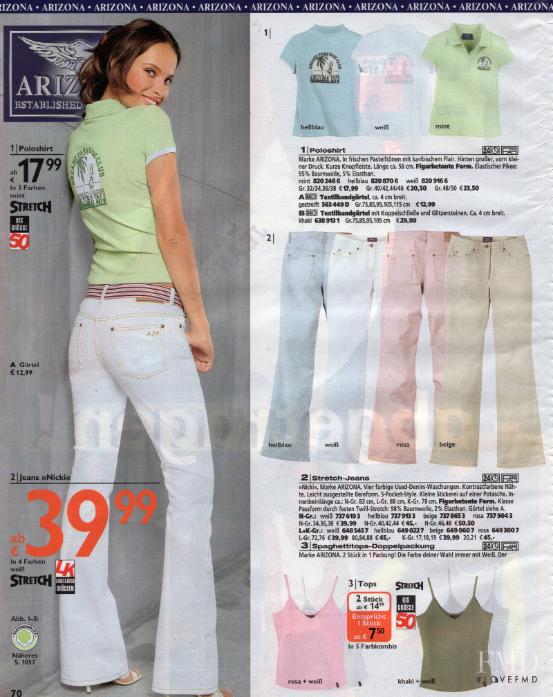 Ljupka Gojic featured in  the Otto catalogue for Spring/Summer 2005