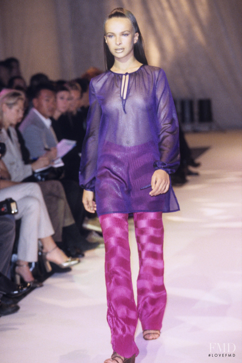 Ljupka Gojic featured in  the Barbara Bui fashion show for Spring/Summer 1997