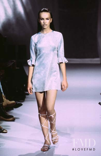 Ljupka Gojic featured in  the Barbara Bui fashion show for Spring/Summer 1997