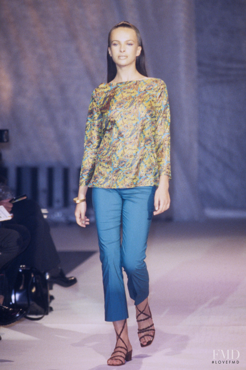 Ljupka Gojic featured in  the Barbara Bui fashion show for Spring/Summer 1997