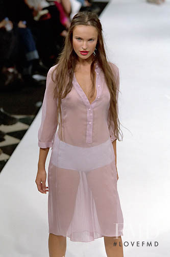 Ljupka Gojic featured in  the Betty Jackson fashion show for Spring/Summer 2000
