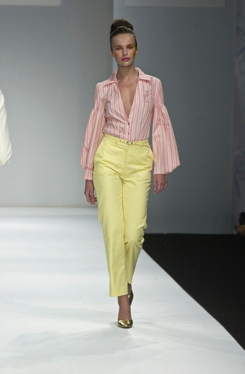 Ljupka Gojic featured in  the Dai Rees fashion show for Spring/Summer 2001