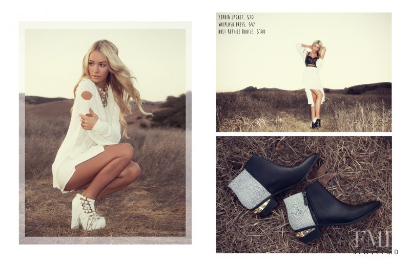 Bryana Holly featured in  the Zooshoo (RETAILER) lookbook for Fall 2013