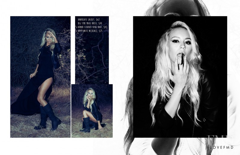 Bryana Holly featured in  the Zooshoo (RETAILER) lookbook for Fall 2013