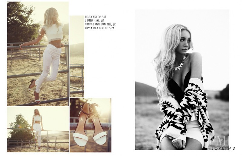 Bryana Holly featured in  the Zooshoo (RETAILER) lookbook for Fall 2013