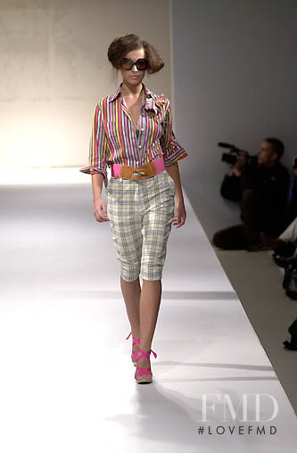 Ljupka Gojic featured in  the Paul Smith fashion show for Spring/Summer 2001