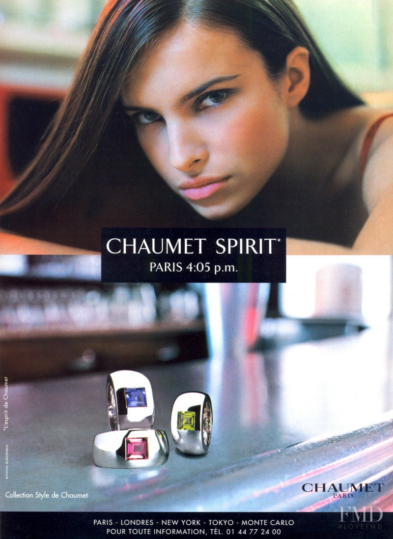 Ljupka Gojic featured in  the Chaumet advertisement for Spring/Summer 1999